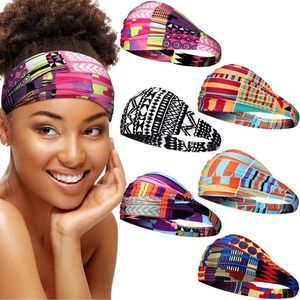 6 Pieces African headband boho print headband
